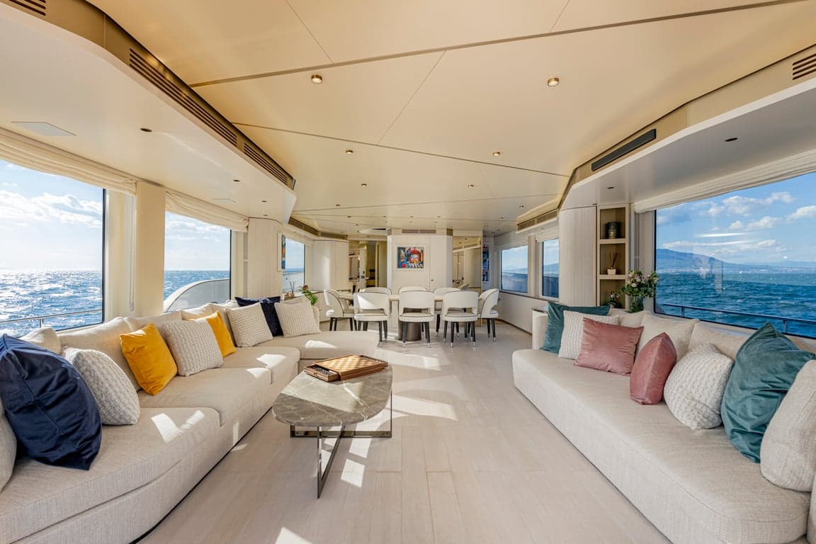 BLUE EYES - saloon upper | Drivas Yachts