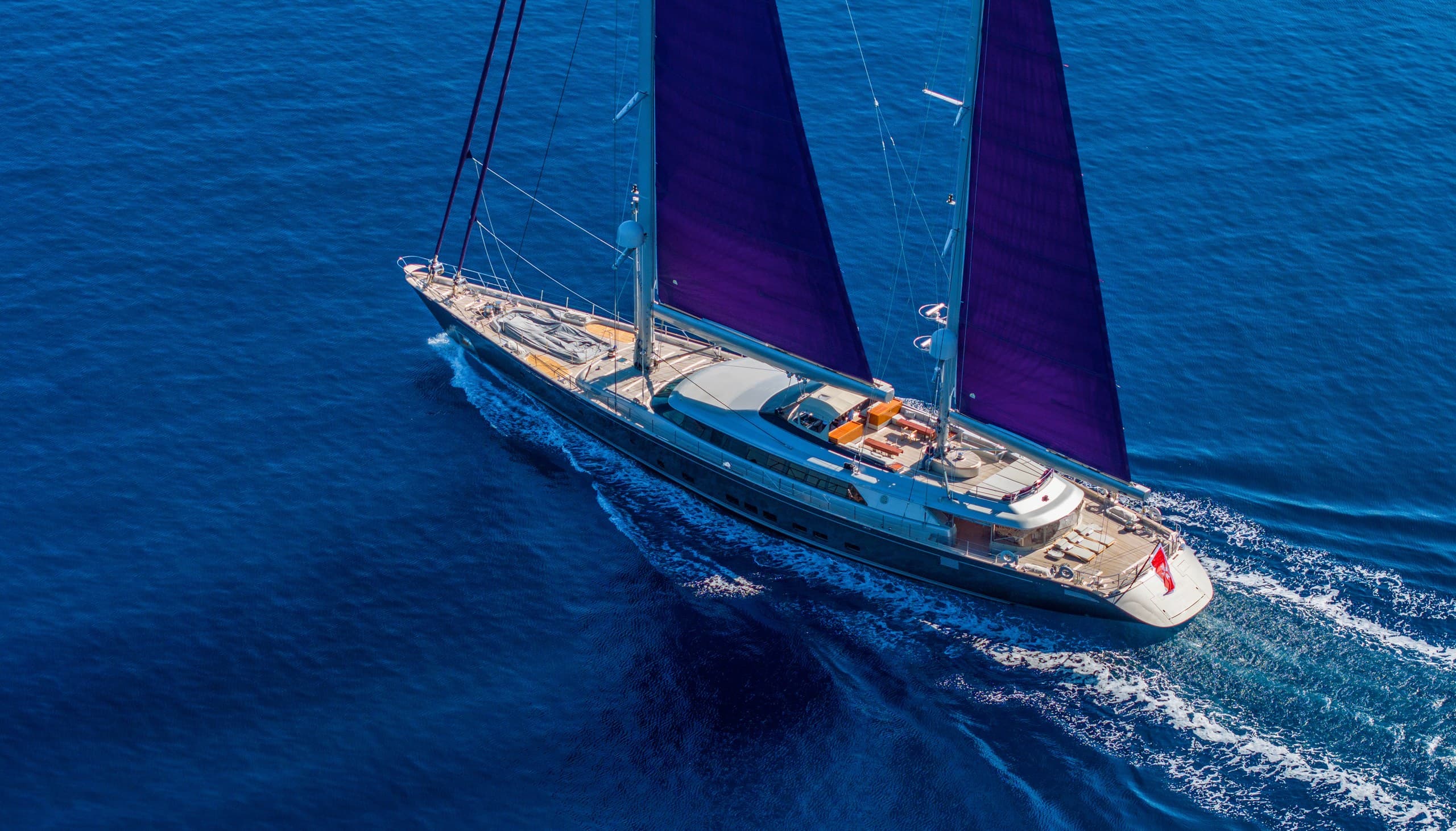 Sailing yacht BARACUDA VALLETTA 50m by Perini Navi — photo 4