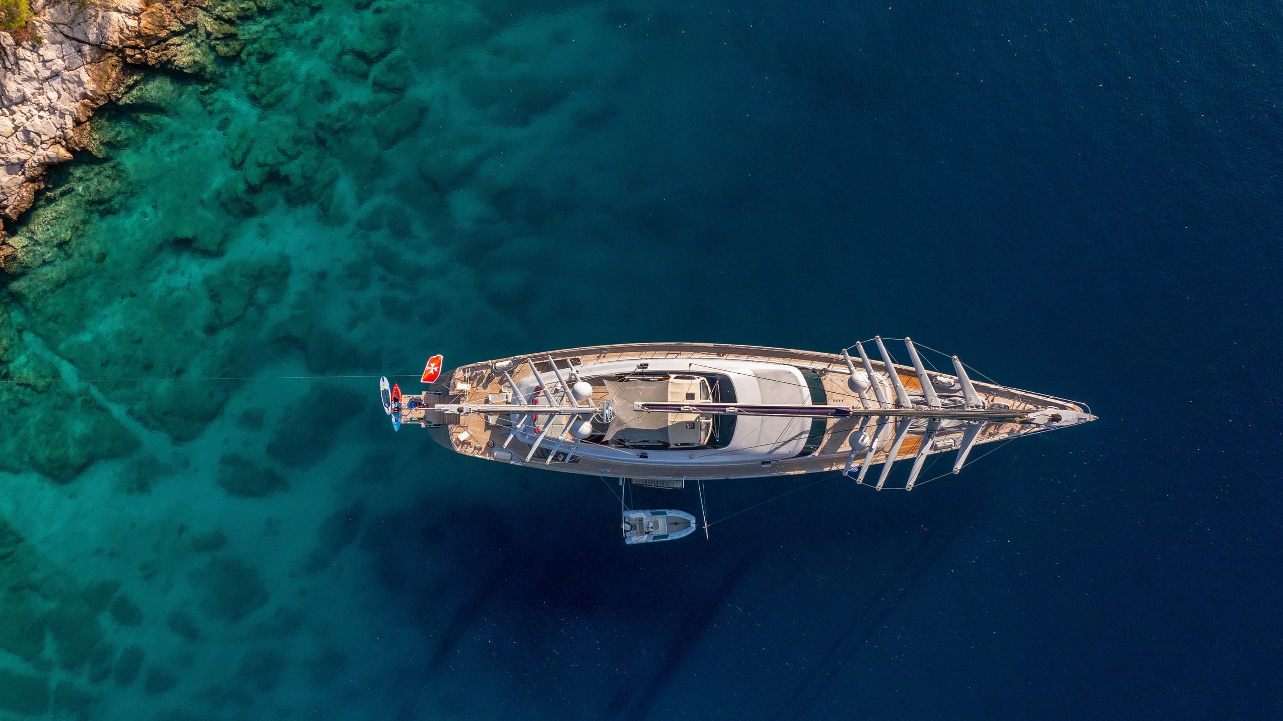 Sailing yacht BARACUDA VALLETTA 50m by Perini Navi — photo 8