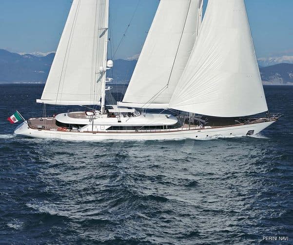 Sailing yacht Rosehearty 56m by Perini Navi — photo 4