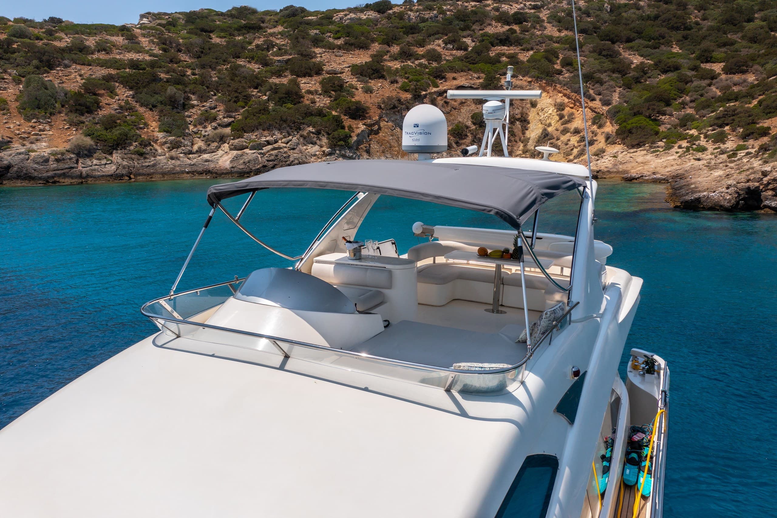 Motor yacht George V 20.51m by Aicon Yachts — aft deck