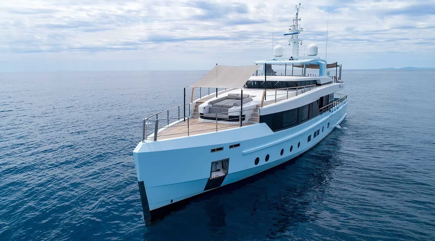 JESMA II - aerial | Drivas Yachts