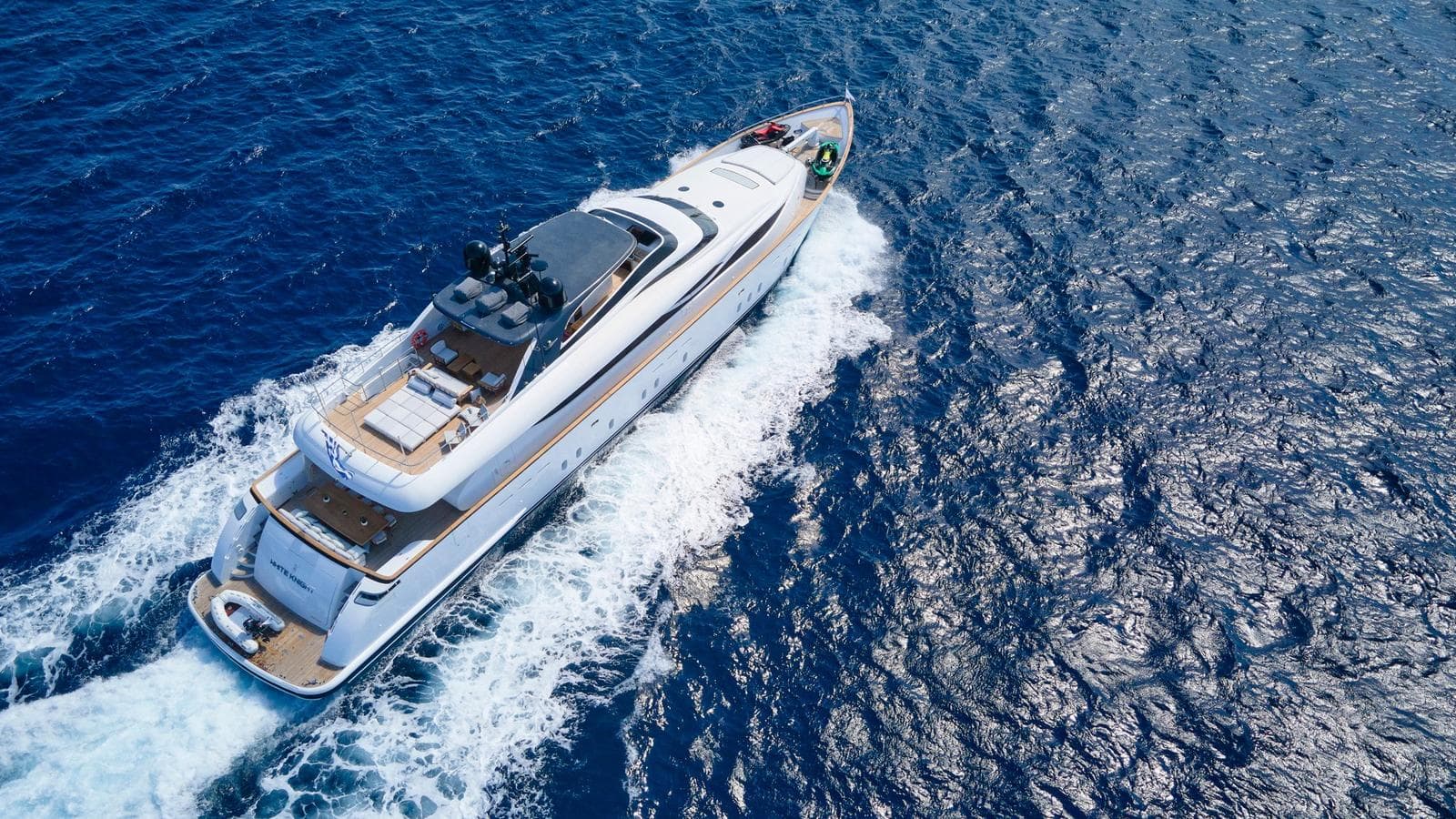 WHITE KNIGHT - aerial | Drivas Yachts