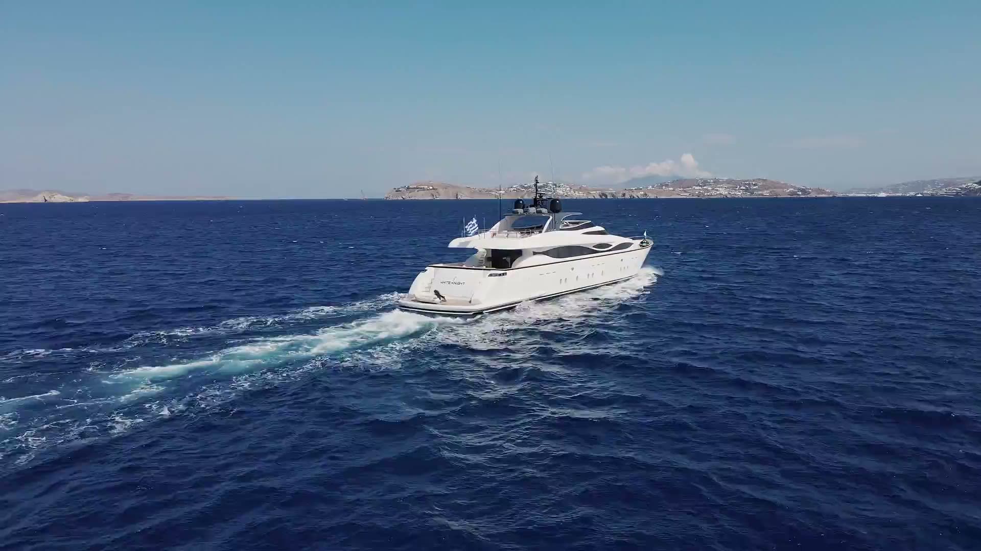 WHITE KNIGHT yacht video