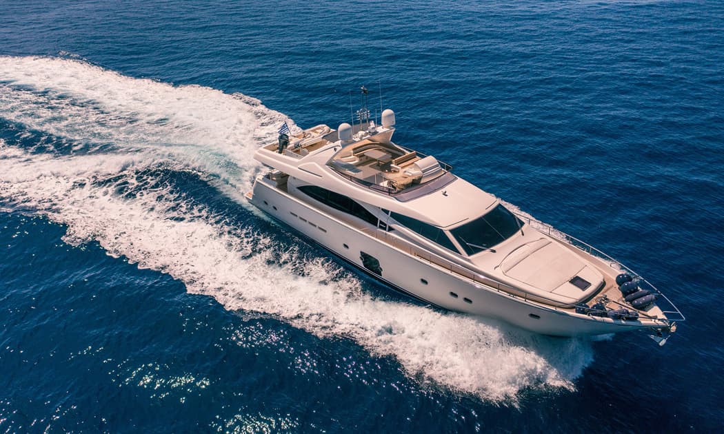 ANNOUKA - aerial | Drivas Yachts