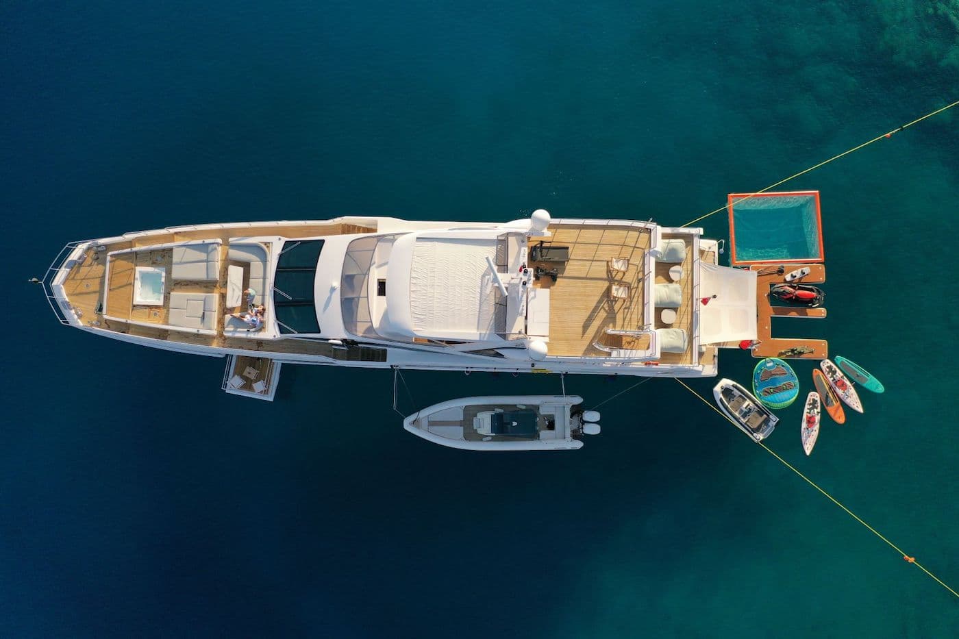 LOVE T - aerial | Drivas Yachts