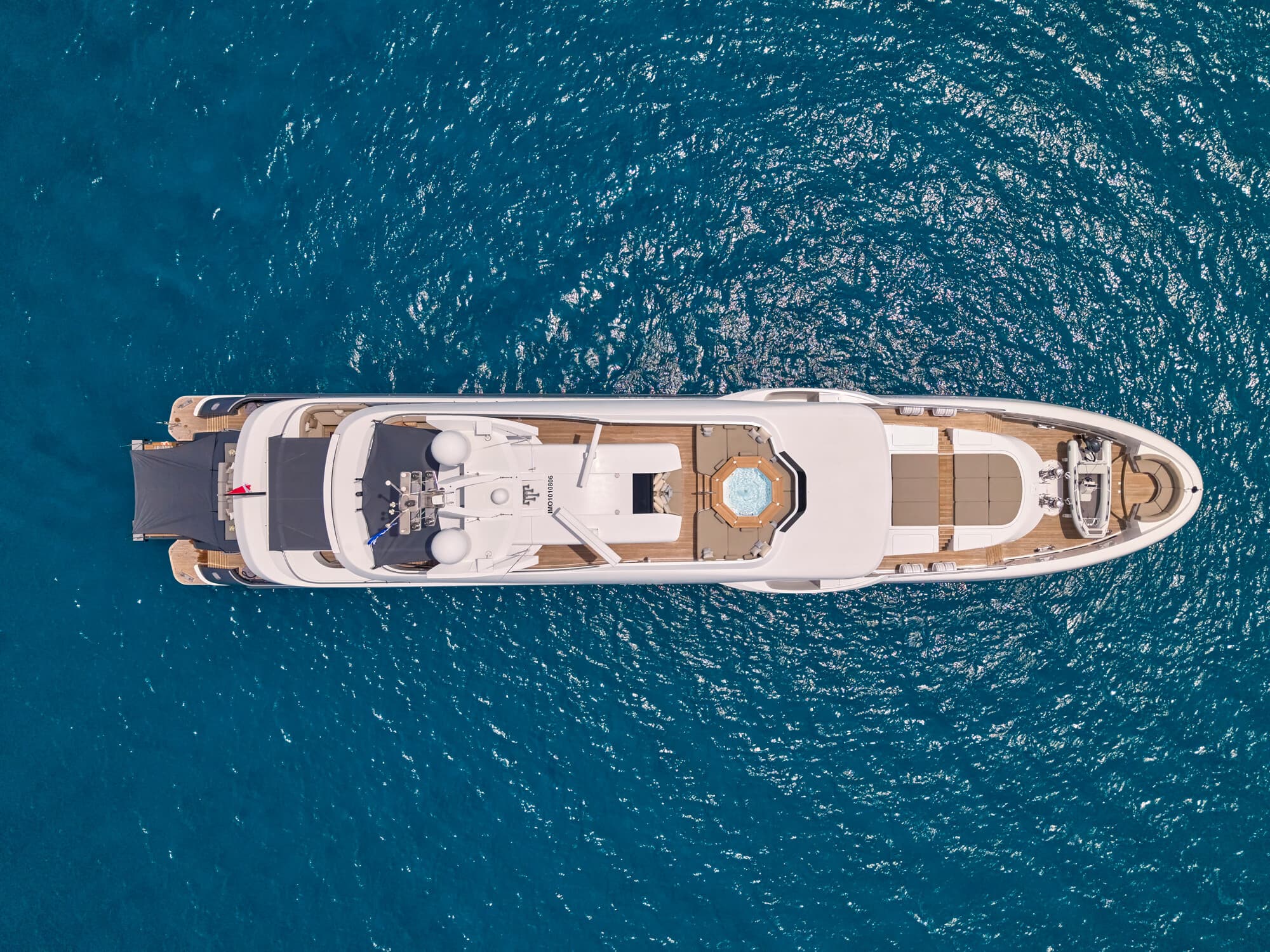 TOTEM - aerial | Drivas Yachts