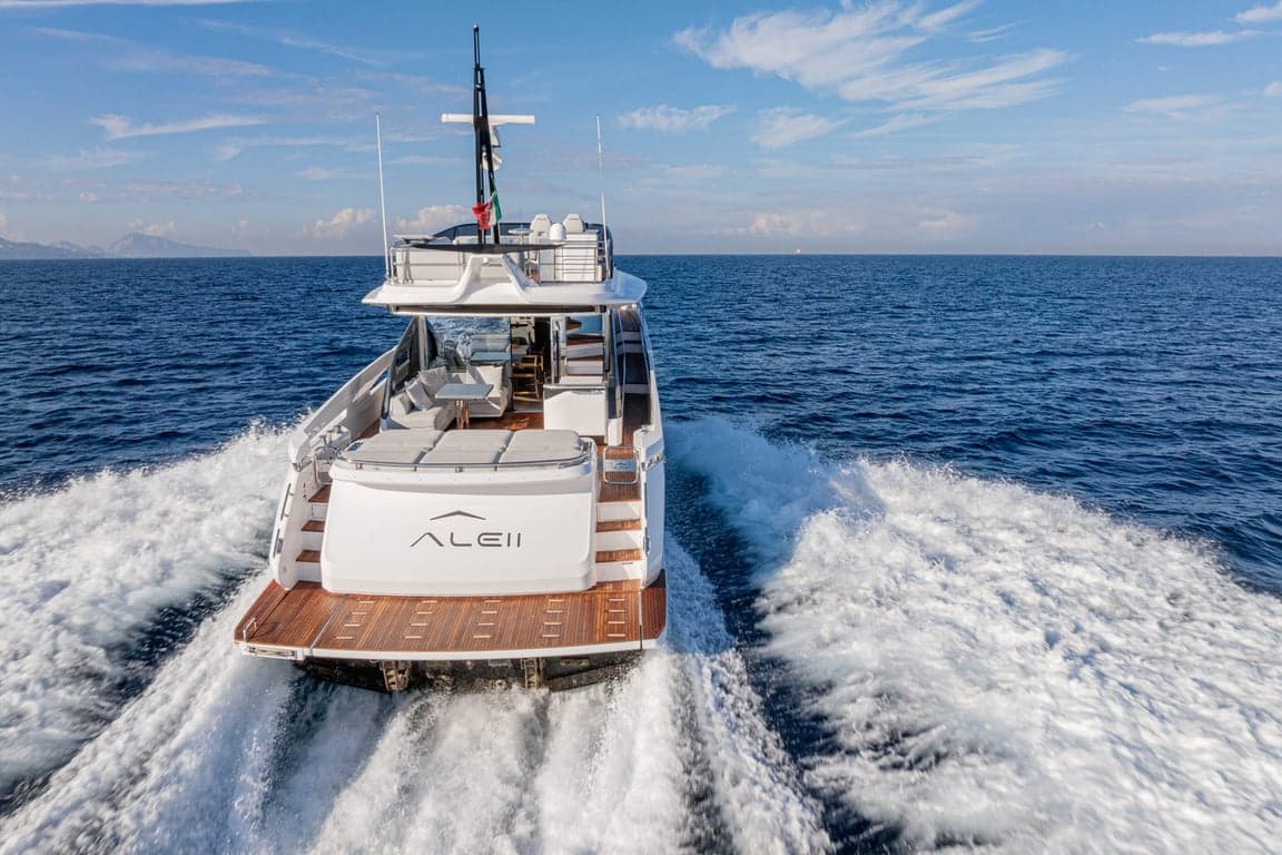 ALE II - ext running | Drivas Yachts