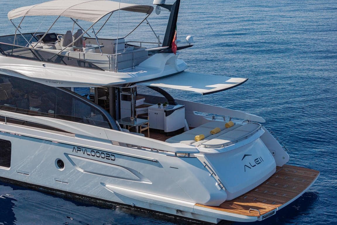 ALE II - swim platform | Drivas Yachts