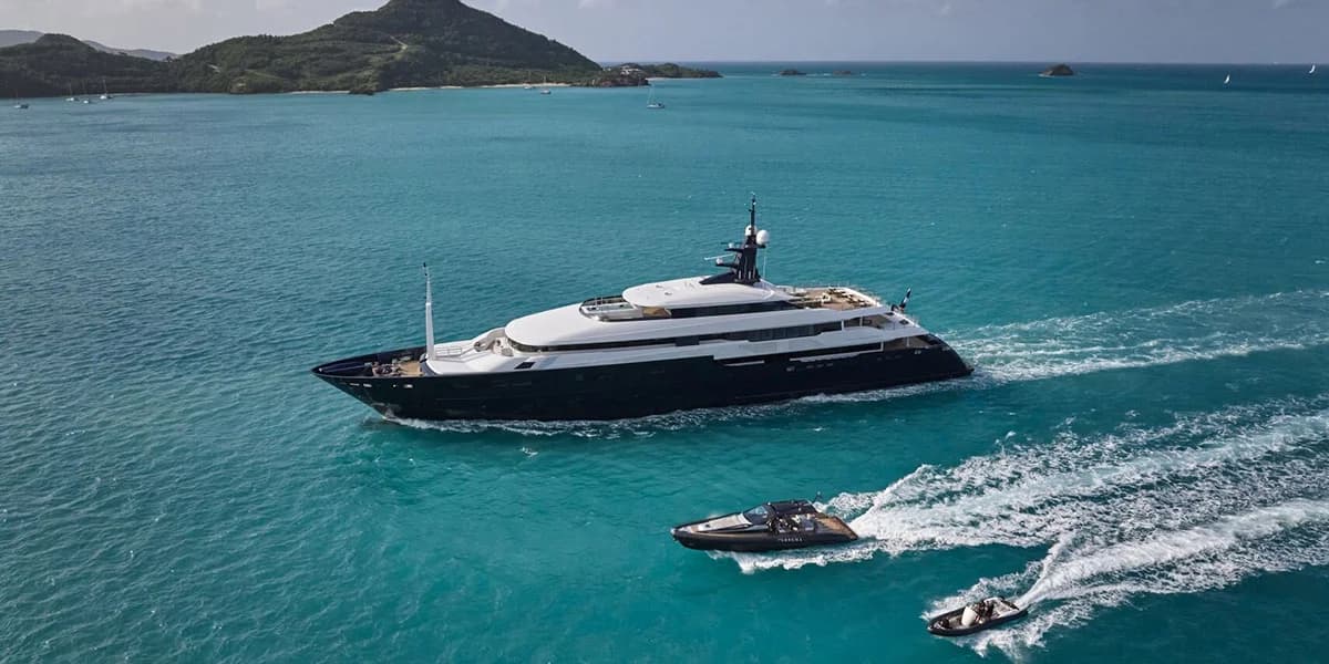 ARBEMA - aerial | Drivas Yachts