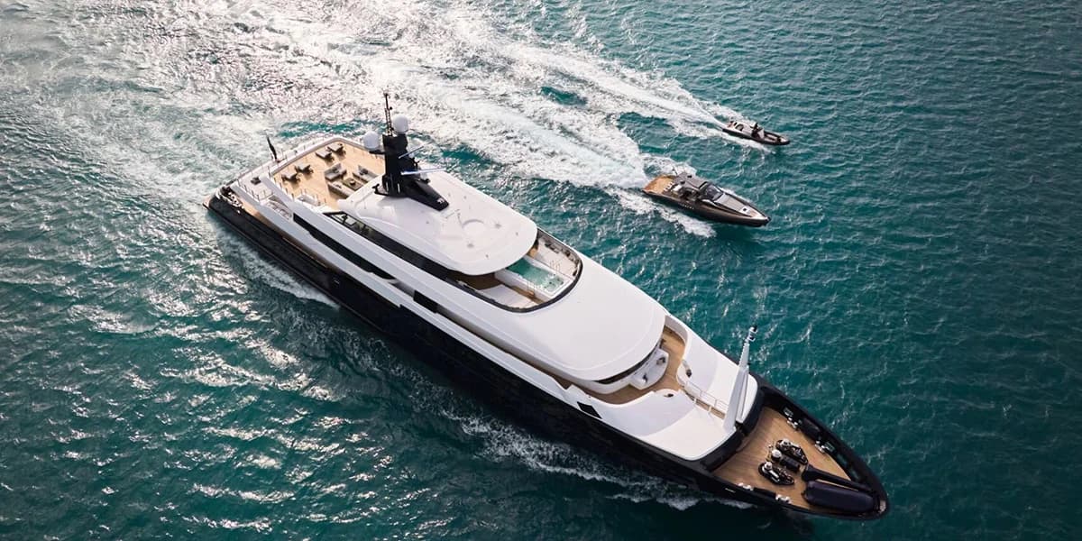 ARBEMA - aerial | Drivas Yachts