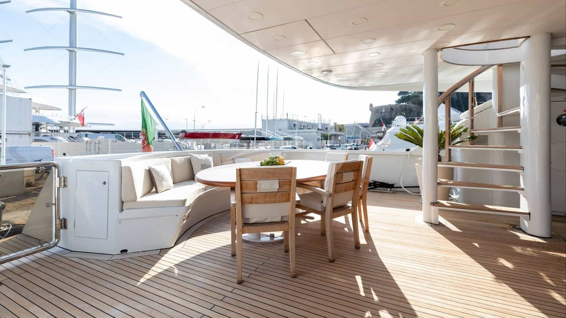 BROOKLYN - deck aft | Drivas Yachts