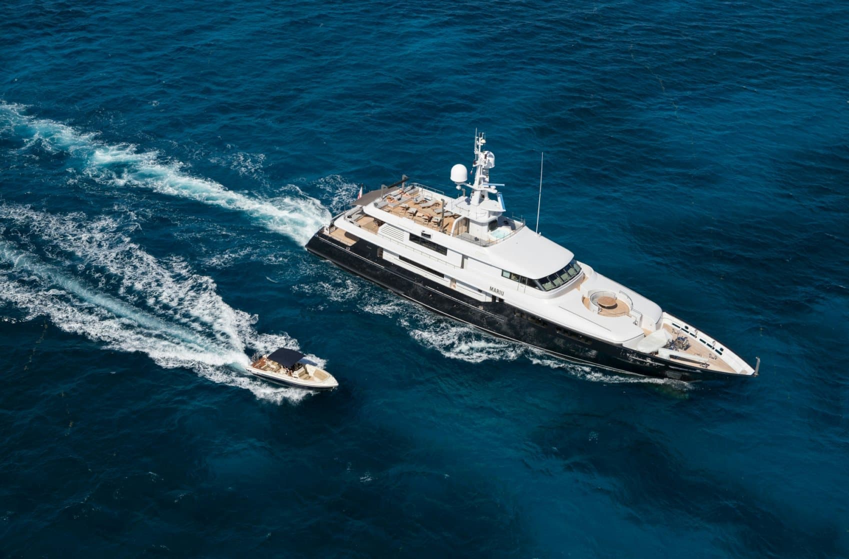 MARIU - aerial | Drivas Yachts