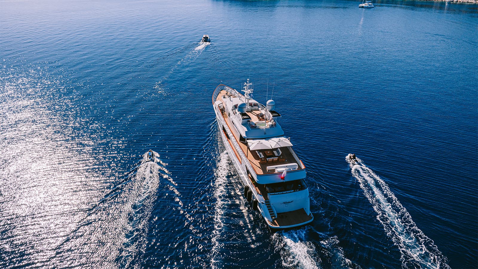 NATALIA V - aerial | Drivas Yachts