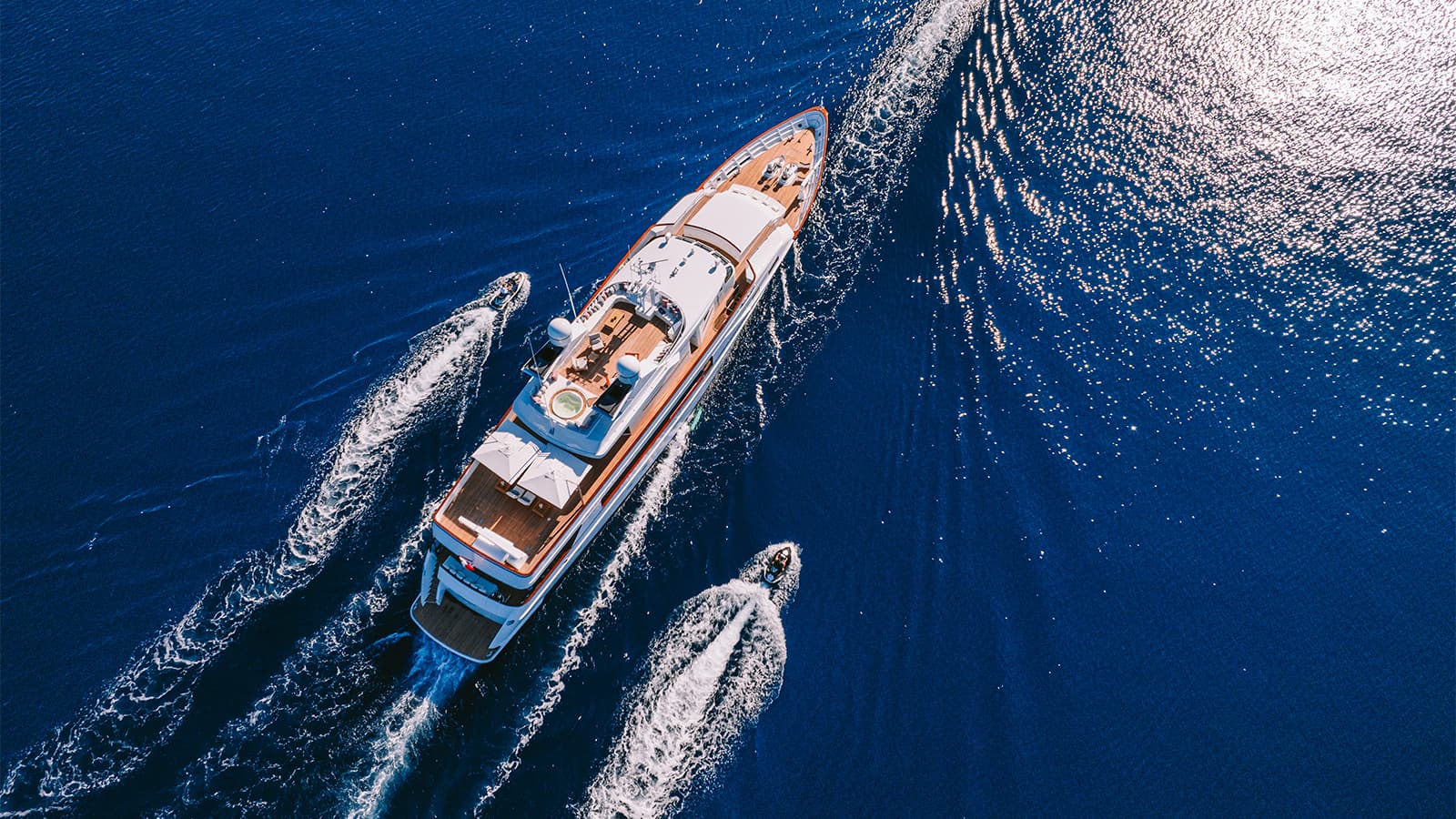 NATALIA V - aerial | Drivas Yachts