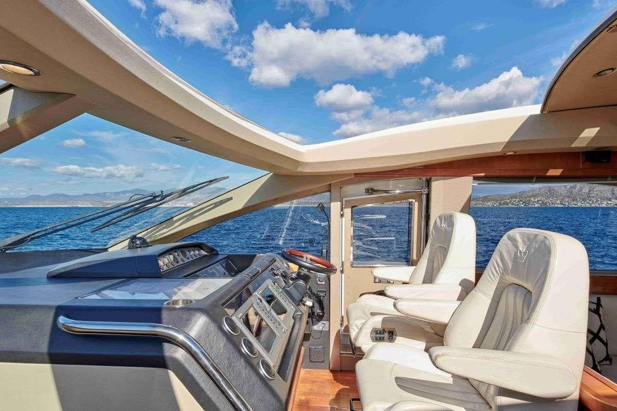 ESTIA ONE - helm | Drivas Yachts