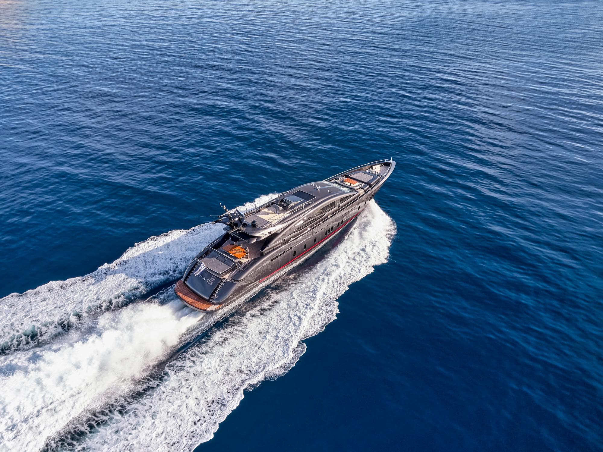 O'PATI - aerial | Drivas Yachts