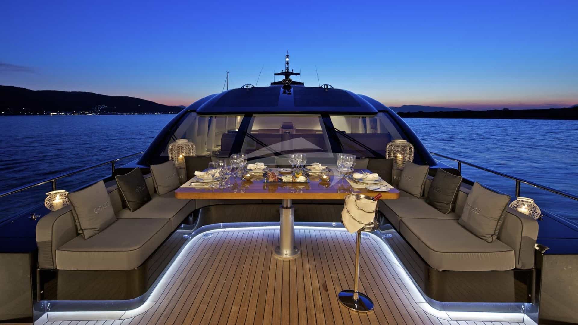 O'PATI - deck aft | Drivas Yachts