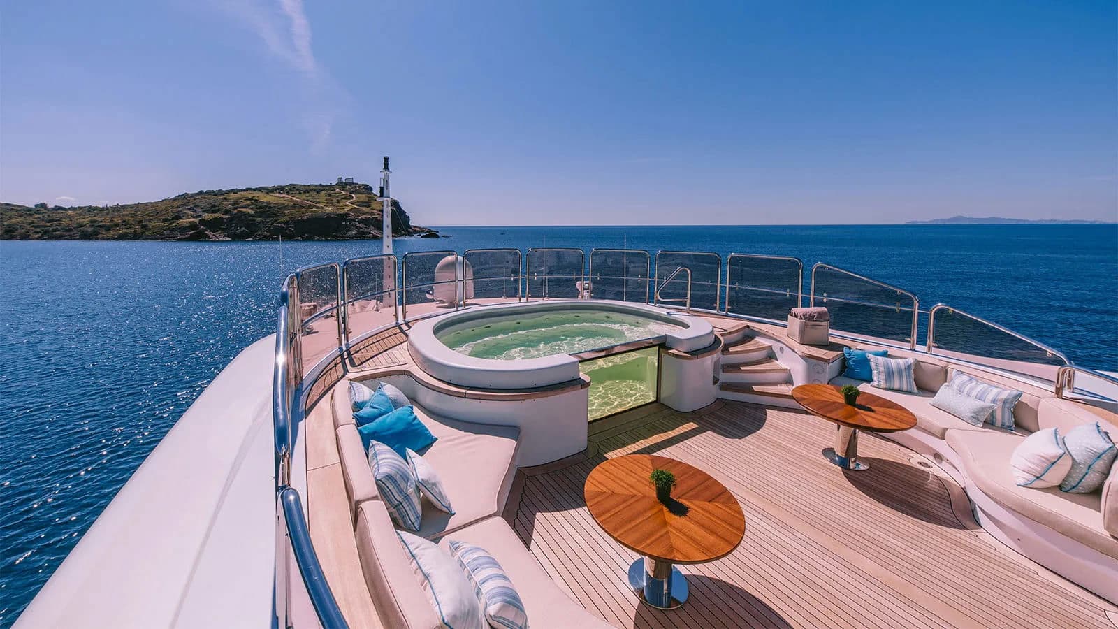 IDYLLIC - deck fly | Drivas Yachts