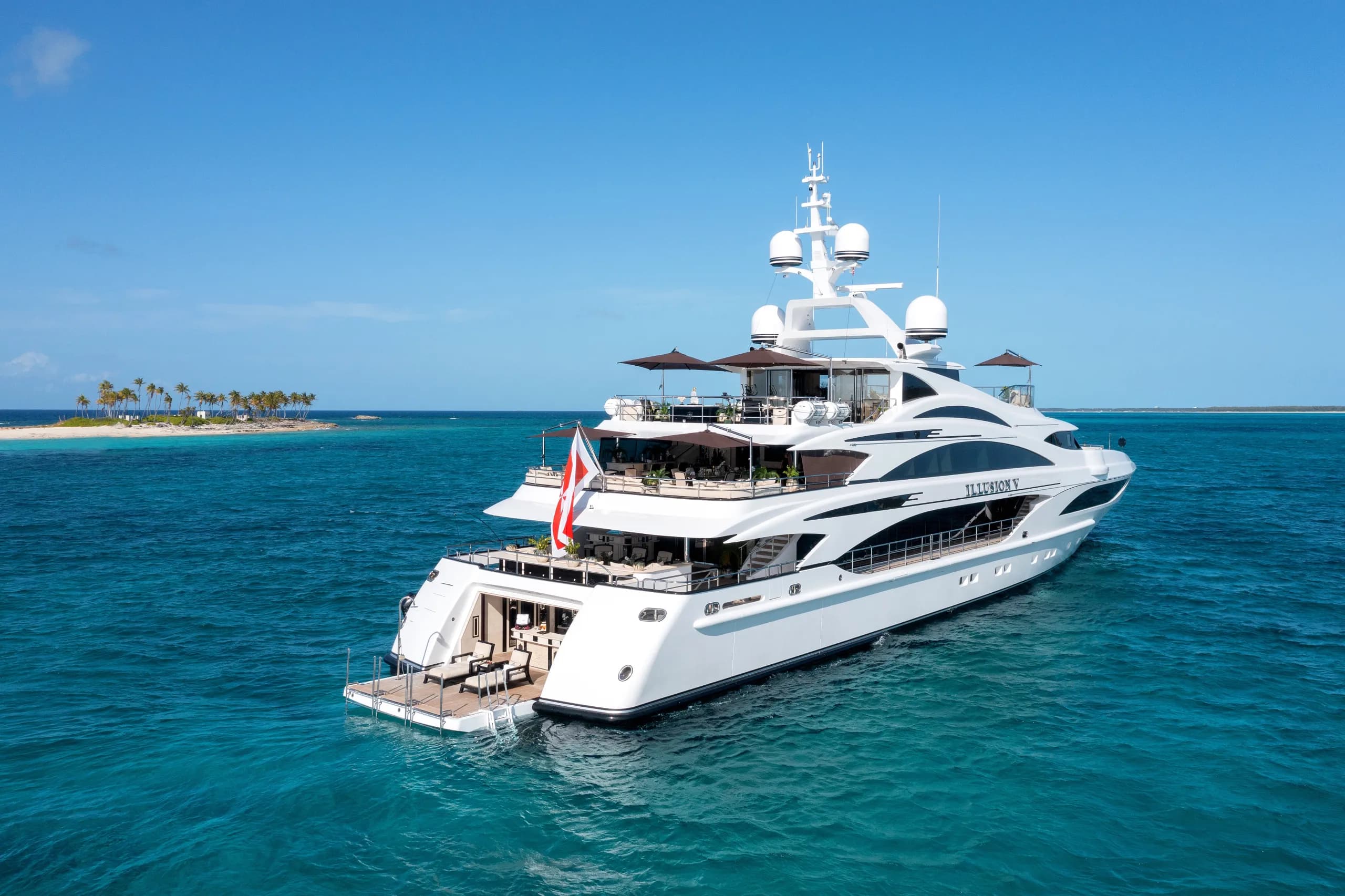 ILLUSION V - ext stbd | Drivas Yachts