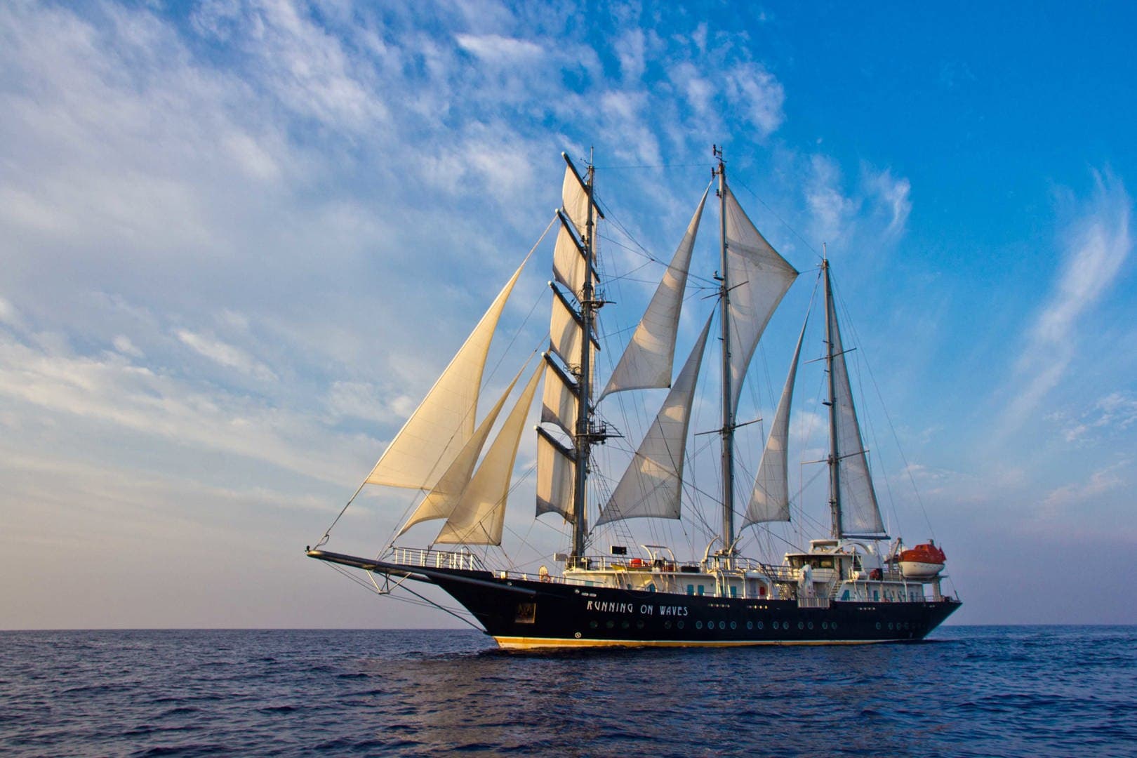 Sailing yacht RUNNING ON WAVES 64m by Segel Masten Yachten — photo 2
