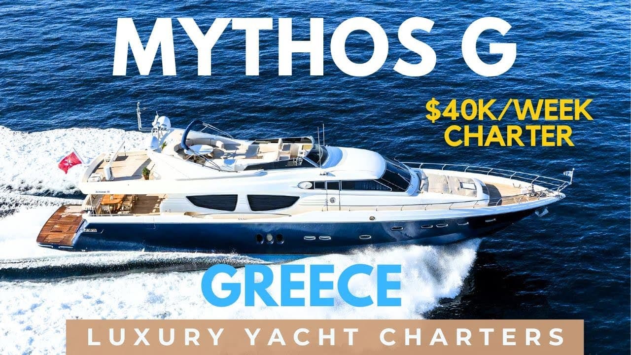 Motor yacht MYTHOS G 26m by Posillipo — aerial view