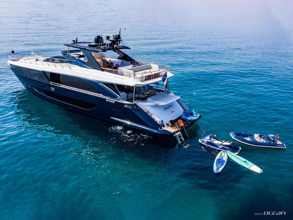 ARSANA - aerial | Drivas Yachts