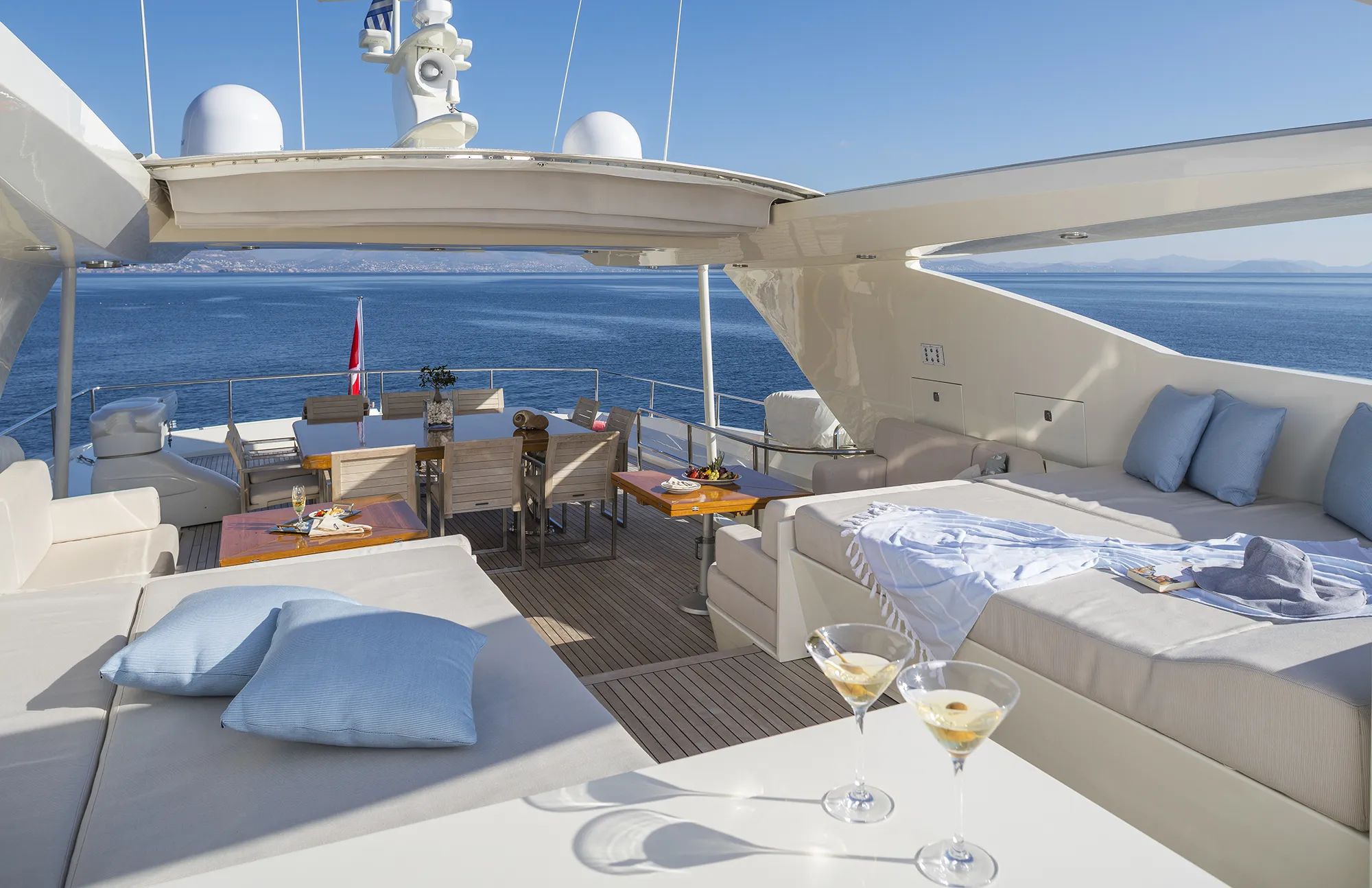 RINI V - deck fly | Drivas Yachts