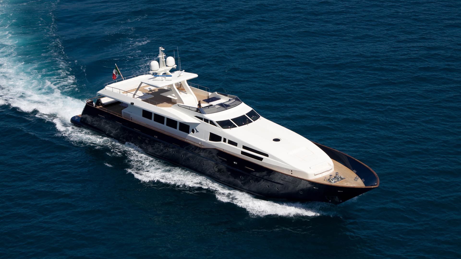 CONDOR A - aerial | Drivas Yachts