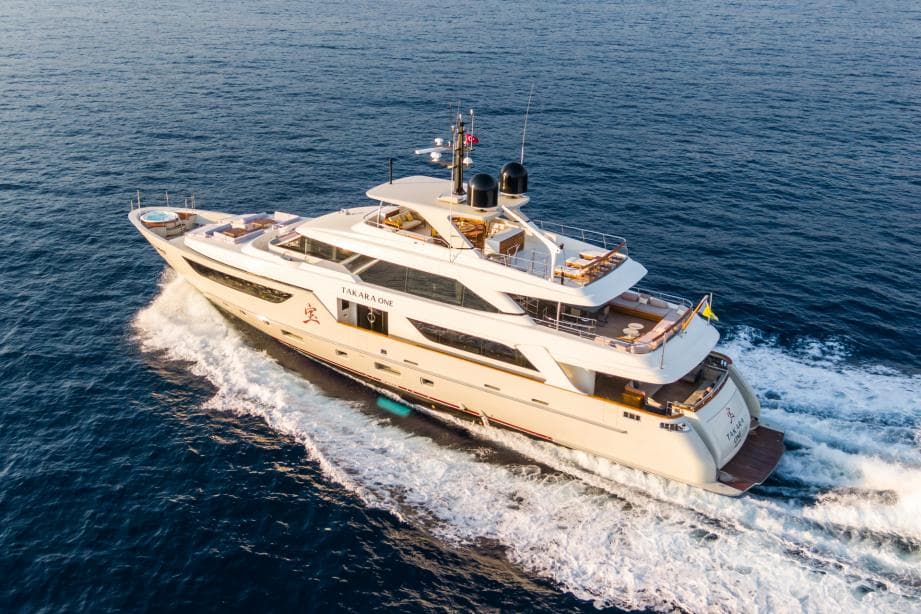 TAKARA ONE - aerial | Drivas Yachts