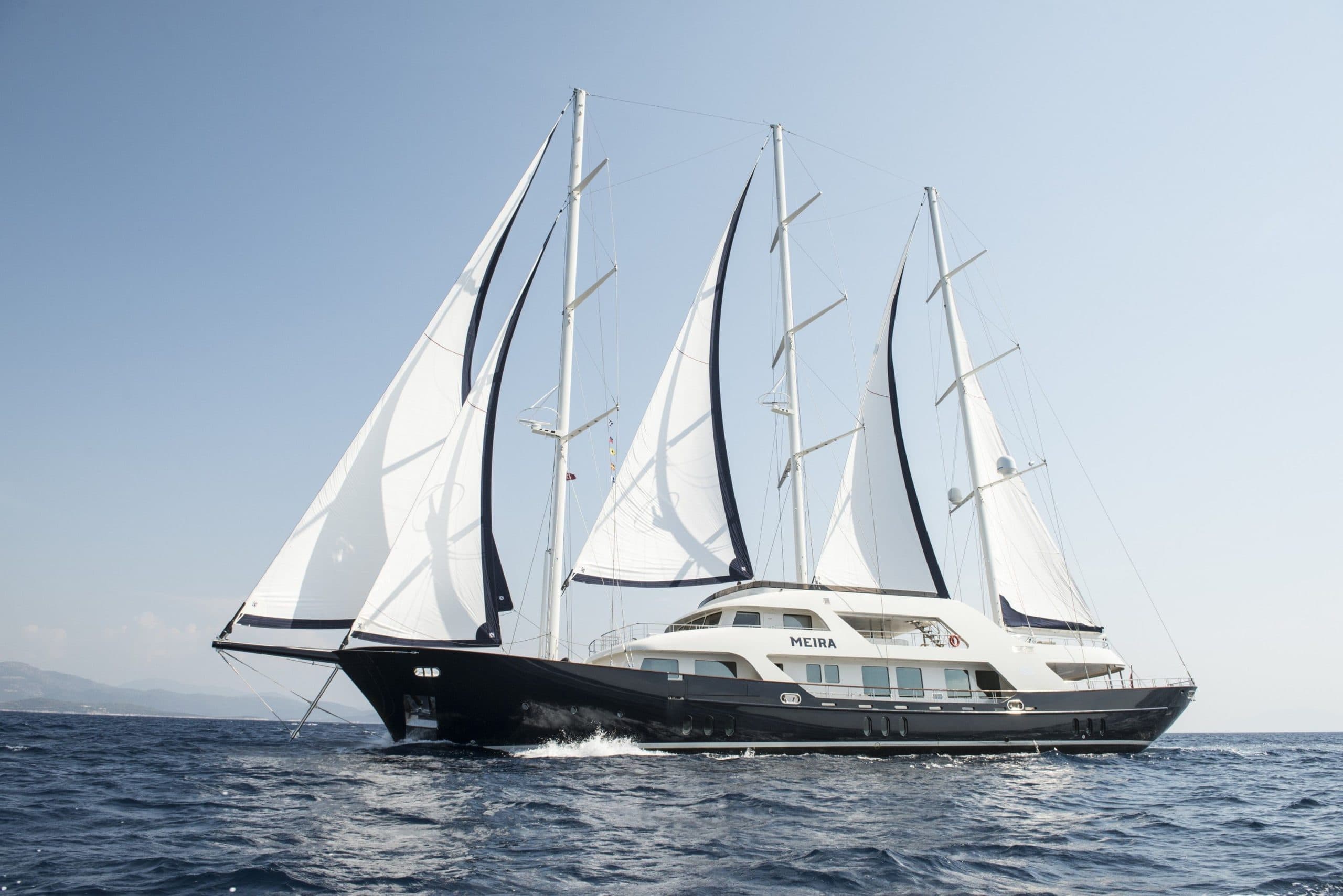 MEIRA - ext running | Drivas Yachts