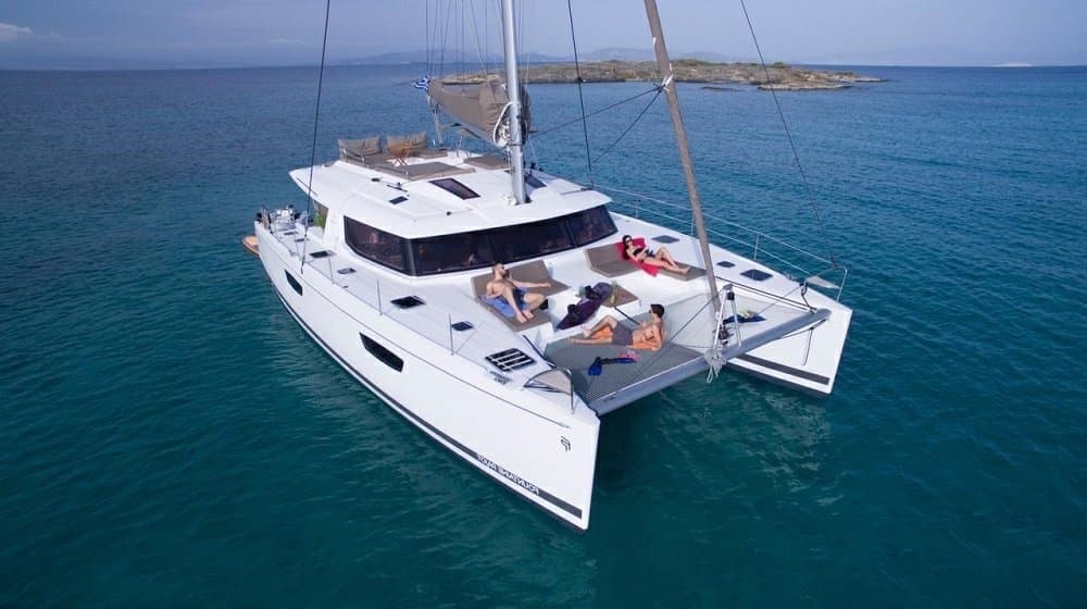NEW HORIZONS 2 - aerial | Drivas Yachts