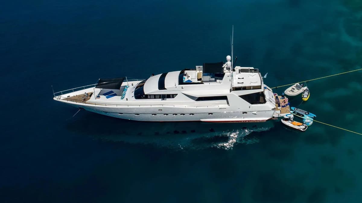WISH - aerial | Drivas Yachts