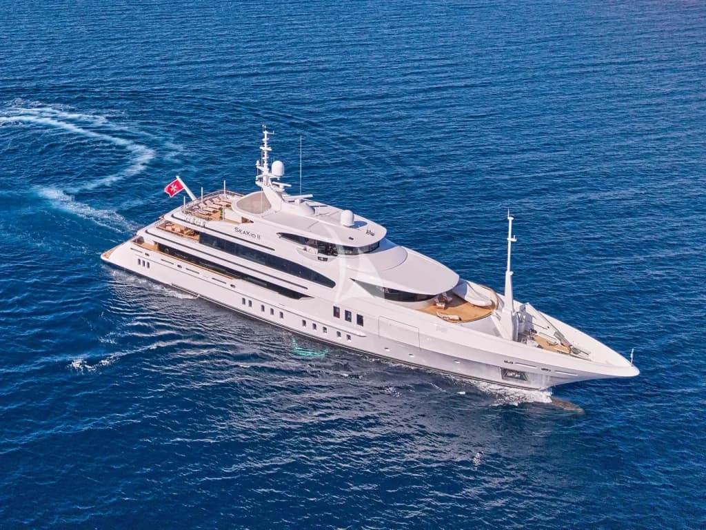 BINA - aerial | Drivas Yachts