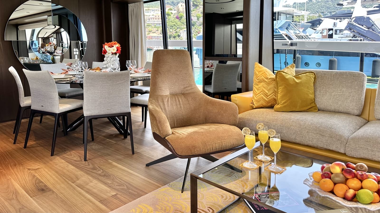 LADY AGA - saloon | Drivas Yachts