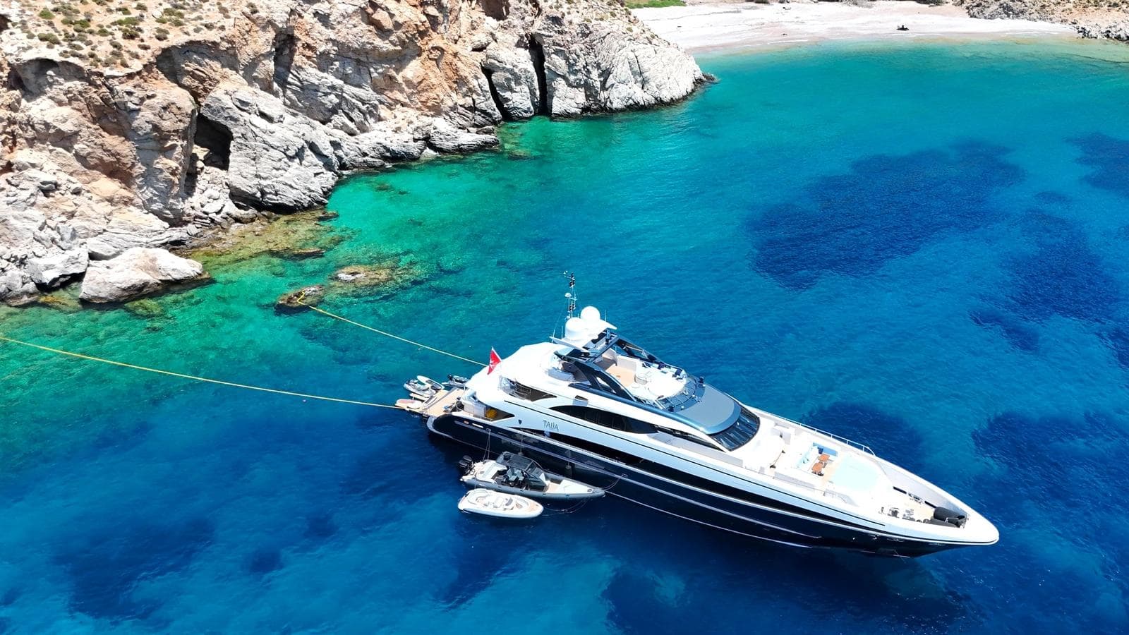 TALIA - aerial | Drivas Yachts