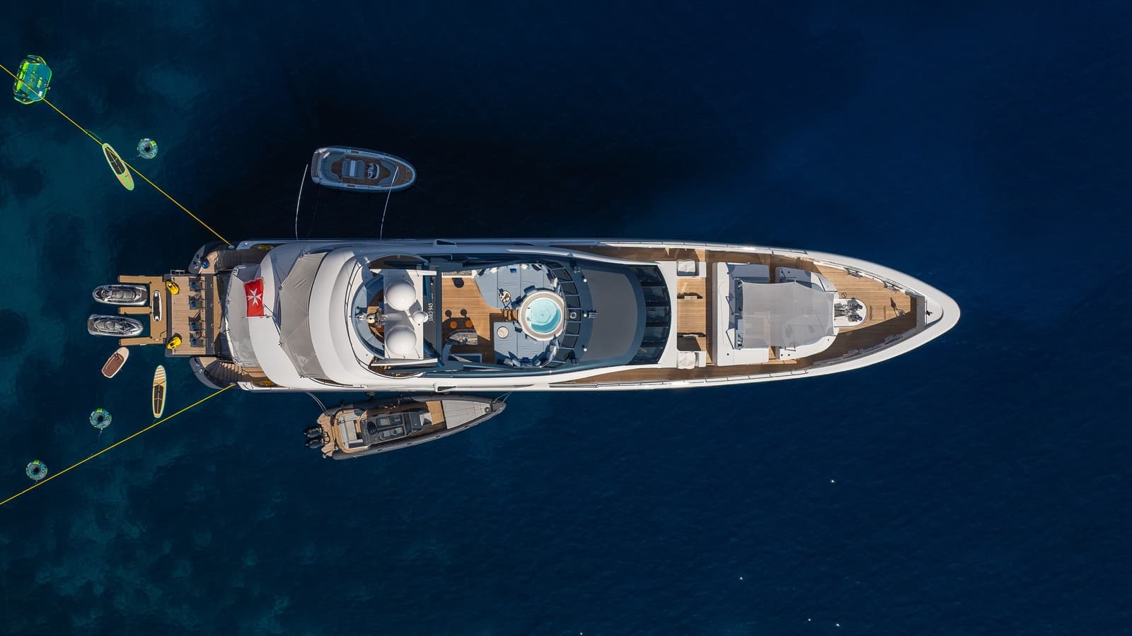TALIA - aerial | Drivas Yachts