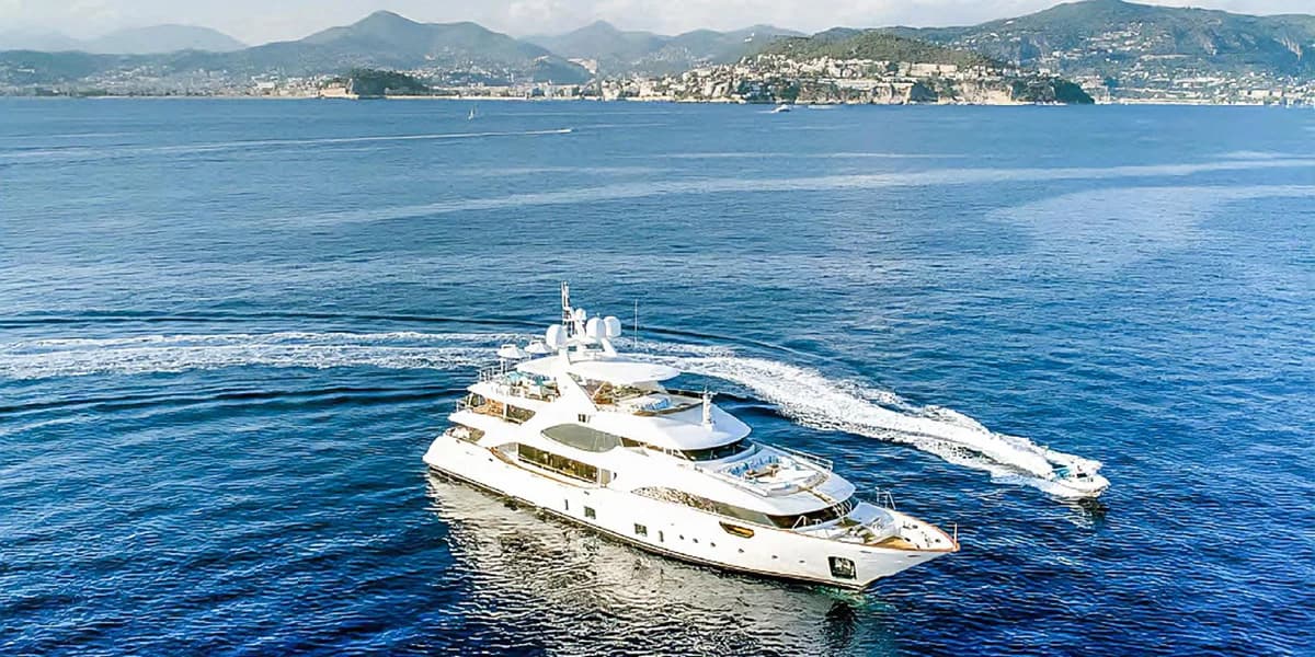 NELA - aerial | Drivas Yachts