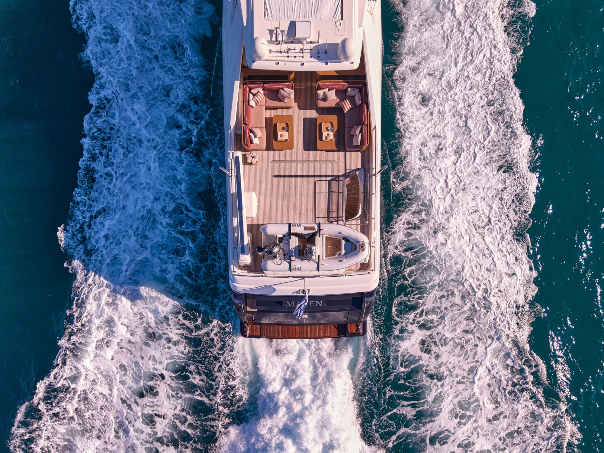 MALEN - aerial | Drivas Yachts