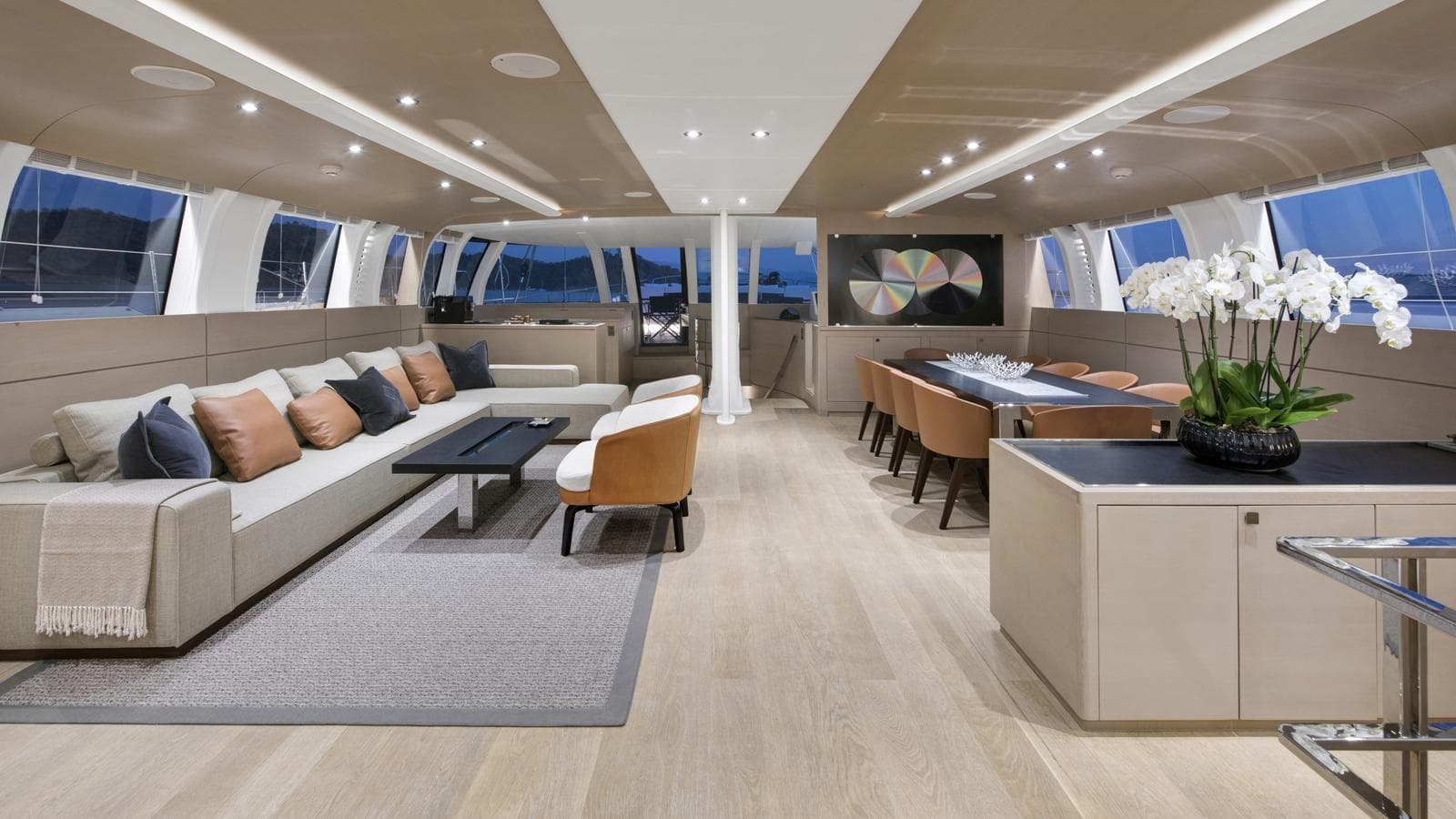 ATLANTIKA - skylounge | Drivas Yachts