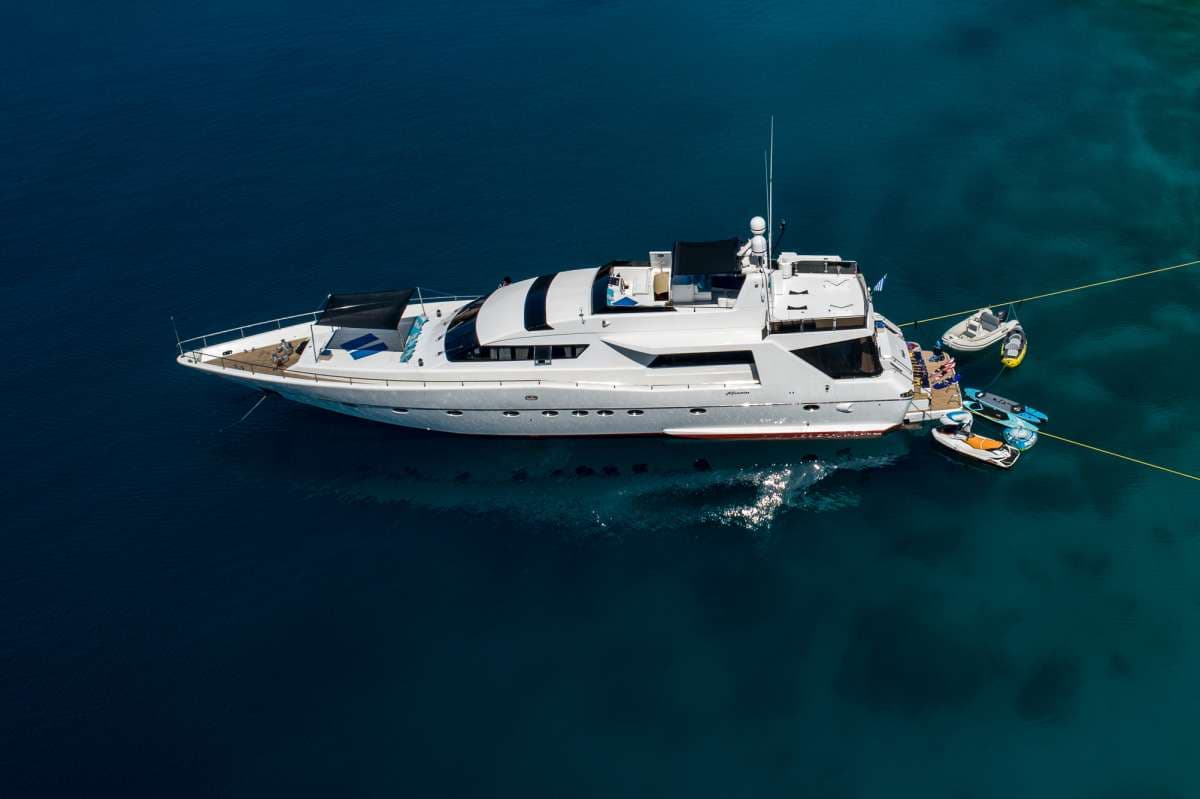 Stela 117 - aerial | Drivas Yachts