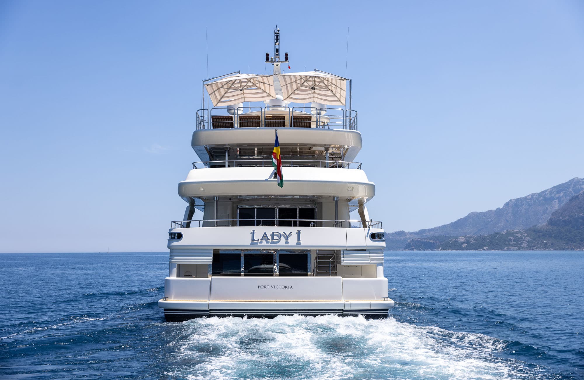 Lady I - ext stern | Drivas Yachts