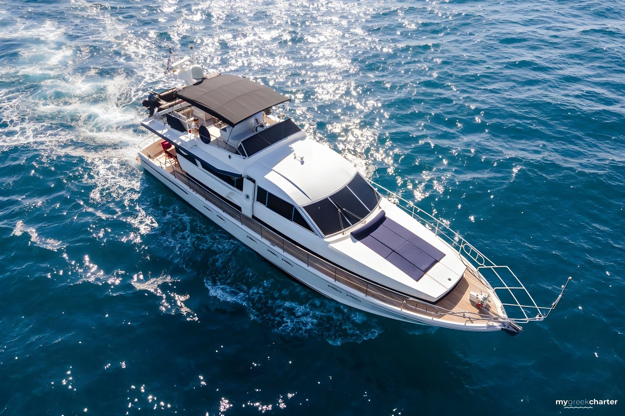 Motor yacht TEMPTATION 20.2m by Posillipo — aerial view