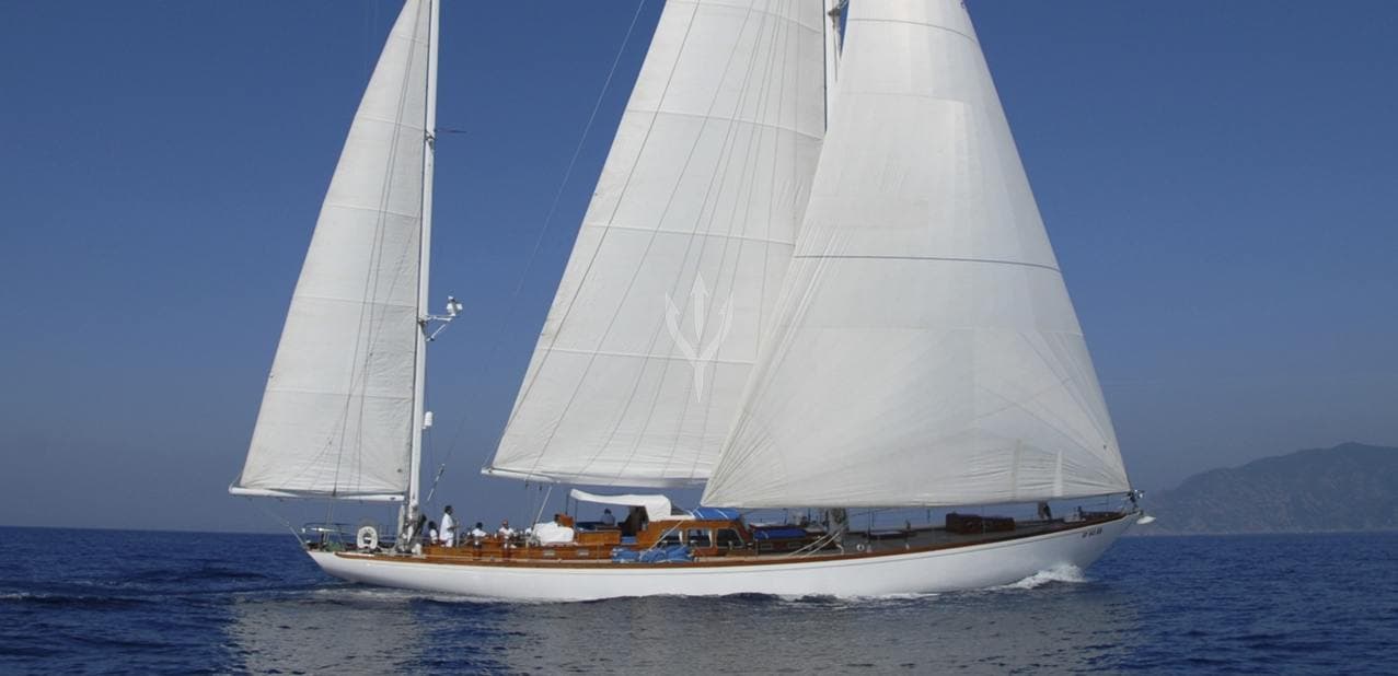 Sailing yacht GITANA — underway