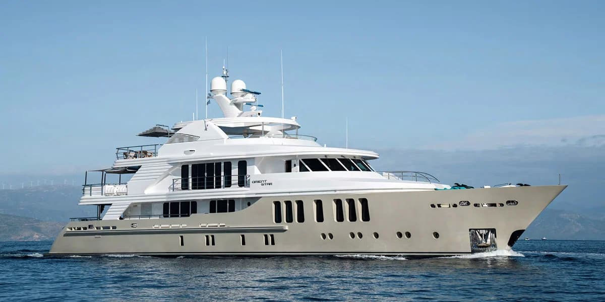 ORIENT STAR - ext stbd | Drivas Yachts