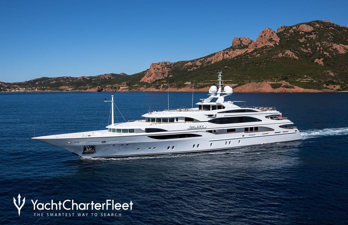 Motor yacht GALAXY 56m by Benetti — underway