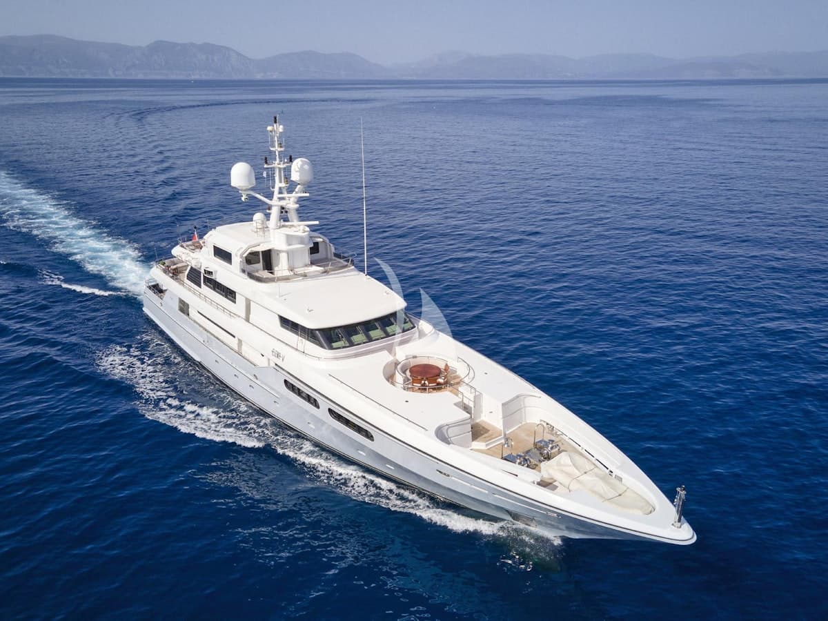ELENA V - aerial | Drivas Yachts