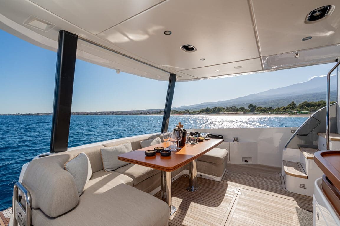 SBK - deck aft | Drivas Yachts