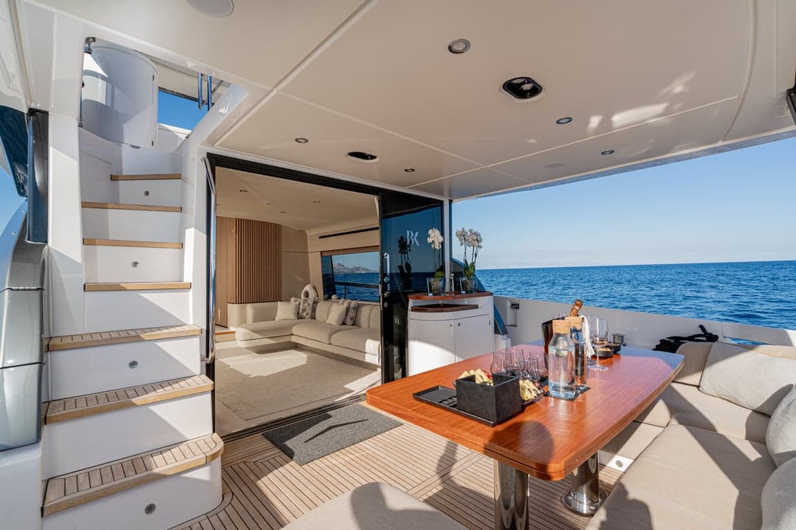 SBK - deck aft | Drivas Yachts