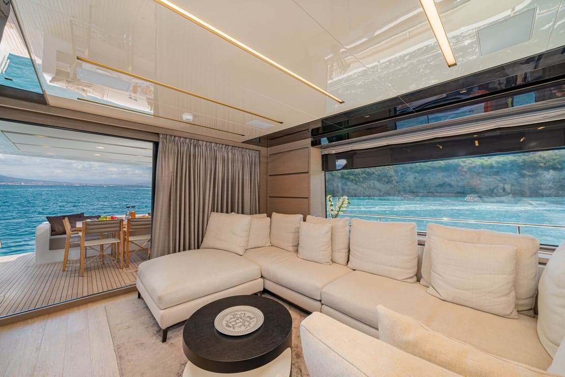 LUCKY - saloon upper | Drivas Yachts